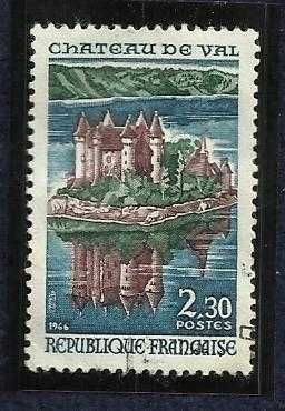 FRANCE complete single MNH 1966 CASTLE OF VAL