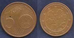 5 CENT Euro GERMANY coin 2002 D