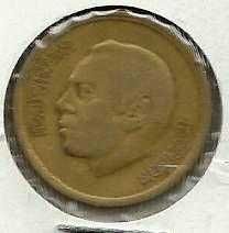 Morocco 20 Santimat Coin 1974 Kingdom of Morocco