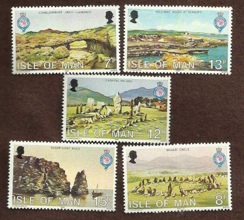 h988 Isle of Man 1980 Geography volcano volcanic rocks prehistoric sites