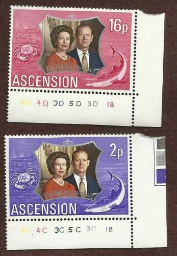1972 25th Wedding Anniversary Queen Elizabeth - Ascension