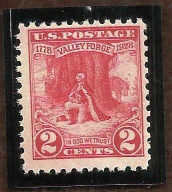 1928 US 2c Washington at Prayer