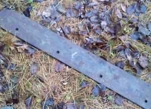 BAX00097 BOSS 44" LONG CUTTING EDGE FOR 7'6" BOSS V BLADE 6" WIDE 4 HOLES QTY 1