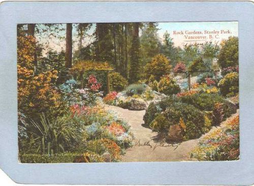 CAN Vancouver Postcard Rock Gardens Stanley Park can_box1~127