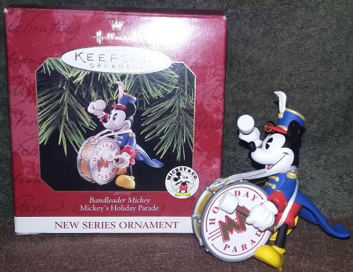 Hallmark Keepsake Christmas 1997 Ornament Mickey Bandleader with Original Box