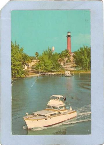 FL Jupiter Lighthouse Postcard Jupiter Lighthouse lighthouse_box1~119