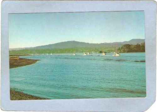 CAN Vancouver Postcard Fishing Fleet Sooke Harbour can_box1~114