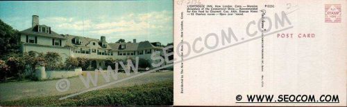CT New London Postcard Lighthouse Inn ct_box4~2136