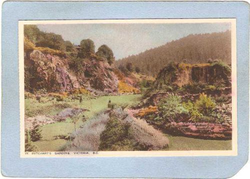 CAN Victoria Postcard Butchart's Gardens can_box1~245