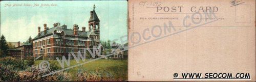 CT New Britain Postcard State Normal School ct_box4, getfrom3, ~1692