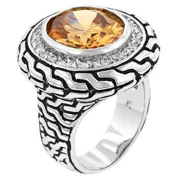 Vancouver Champagne Cz Ring (size: 05)