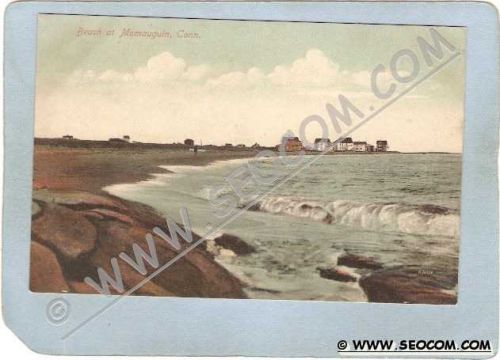 CT Momauguin Postcard Beach At Momauguin ct_box3~1145