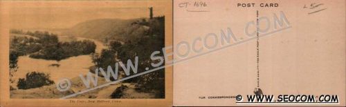 CT New Milford Postcard The Cove ct_box4, getfrom3, ~1696