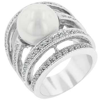 Right-hand Pearl Ring (size: 09)