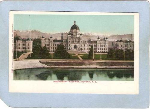 CAN Victoria Postcard Government Buildings can_box1~228