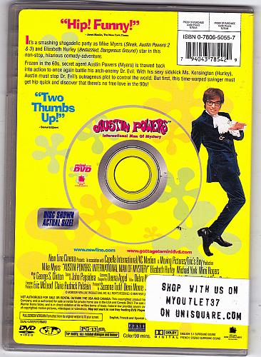 Austin Powers - International Man of Mystery Mini-DVD 2005 - Very Good