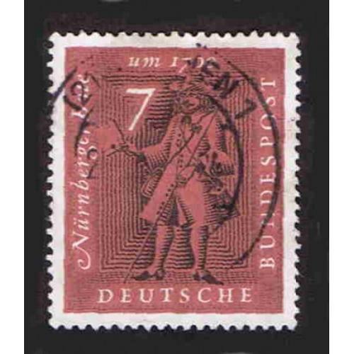 German Used Scott #842 Catalog Value $.30