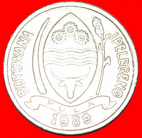 + GREAT BRITAIN (1976-1989): BOTSWANA★10 THEBE 1989 FAO! LOW START ★ NO RESERVE!