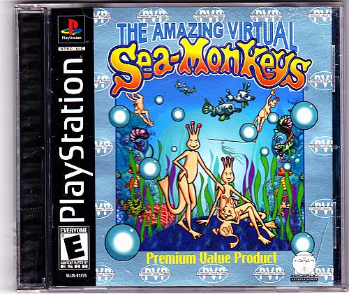 Amazing Virtual Sea-Monkeys - PlayStation 1, 2002 - COMPLETE - Very Good