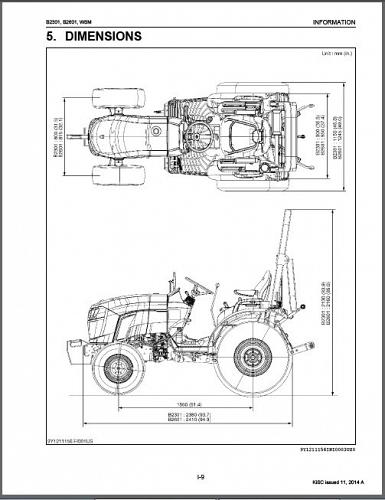 Kubota B2301 B2601 Tractor WSM Service Workshop Manual on a CD