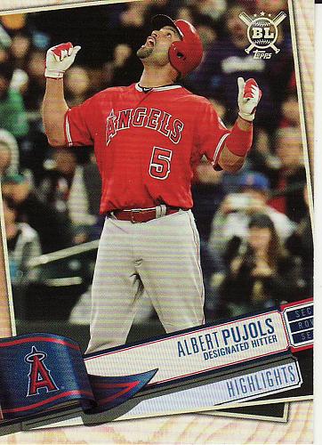 2019 Topps Big League #390 - Albert Pujols - Angels