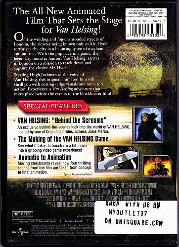 Van Helsing - The London Assignment DVD 2004 - Very Good