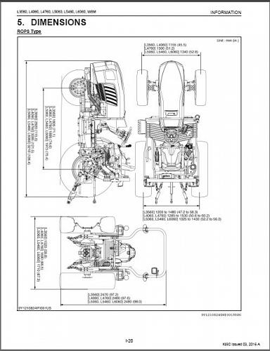 Kubota L3560 L4060 L4760 L5060 L5460 L6060 Tractor WSM Service Repair Manual CD