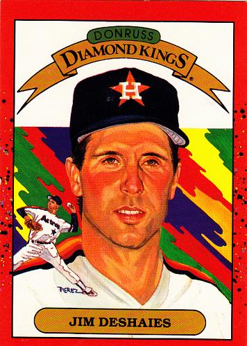 Jim Deshaies #7 - Astros 1990 Donruss Baseball Trading Card