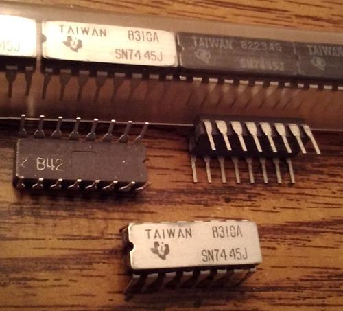 Lot of 14: Texas Instruments SN7445J