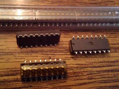 Lots of 25: CTS 219-8MST DIP Switch 8 Raised Slide :: FREE Shipping