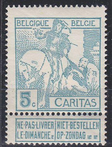BELGIEN BELGIUM [1910] MiNr 0083 I ( */mh )