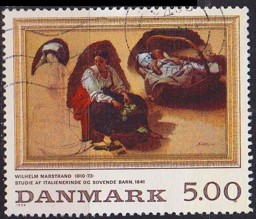 D&Auml;NEMARK DANMARK [1994] MiNr 1092 ( O/used ) Gem&auml;lde