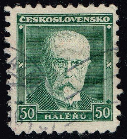 Czechoslovakia #168 President Masaryk; Used (3Stars) |CZE0168-05XRS