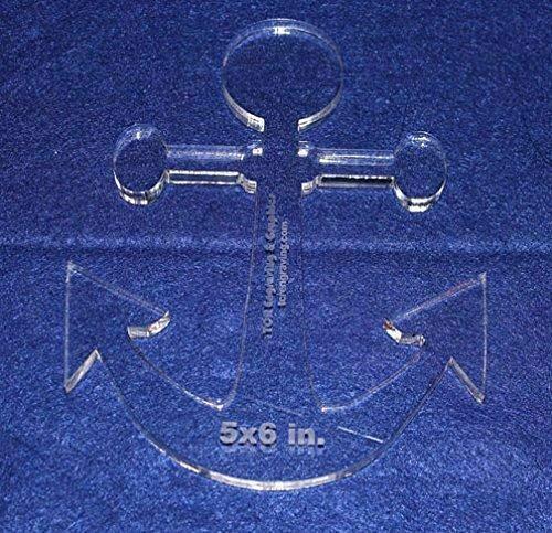 Anchor 5" X 6" High - Clear ~3/8" Thick Acrylic