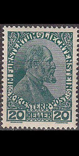 LIECHTENSTEIN [1917] MiNr 0008 ( **/mnh )