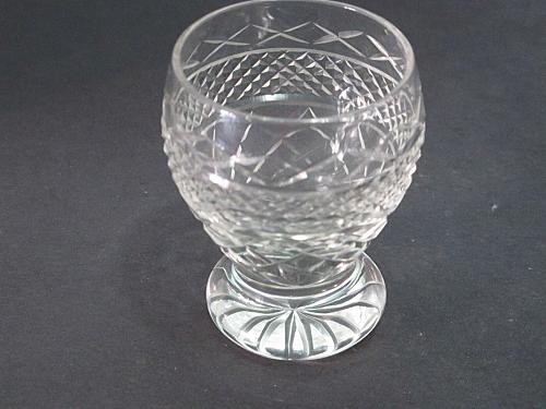 Hand Cut glass shot glass