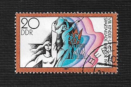 Germany DDR Used Scott #2194 Catalog Value $.25