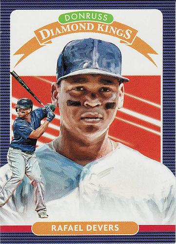 2020 Donruss #16 - Rafael Devers DK - Red Sox