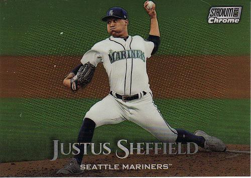 2019 Stadium Club Chrome #71 - Justus Sheffield - Mariners