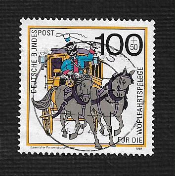 German Used Scott #B684 Catalog Value $2.10