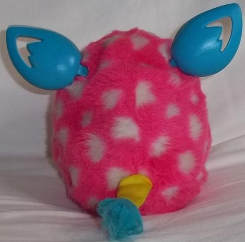 Vintage 2012 Pink w/white Polka Dot Interactive 'Furby' Boom