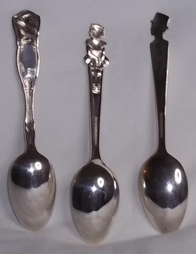 Betty Lou Charlie Macarthy Indiana Silver Plated Spoons