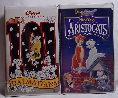 2 Pre-owned Walt Disney Masterpiece VHS Tapes