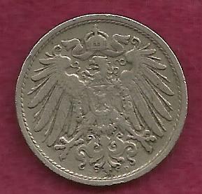 GERMANY 10 Pfennig 1906 Coin