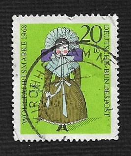 German Used Scott #B439 Catalog Value $.25