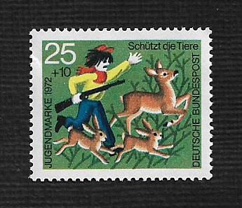 German MNH Scott #B482 Catalog Value $.50