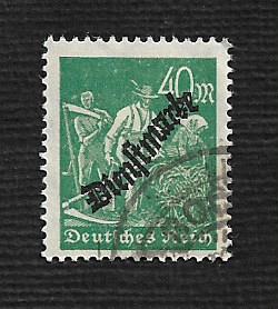 German Used #O24 Catalog Value $3.00