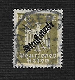 German Used #O58 Catalog Value $.75