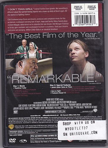 Million Dollar Baby 2005 DVD 2-Disc Set - Very Good