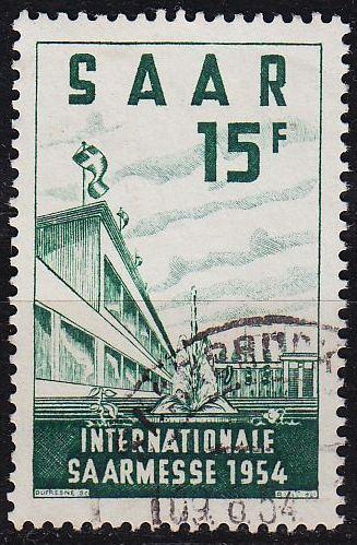 GERMANY Saar [1954] MiNr 0348 ( O/used )